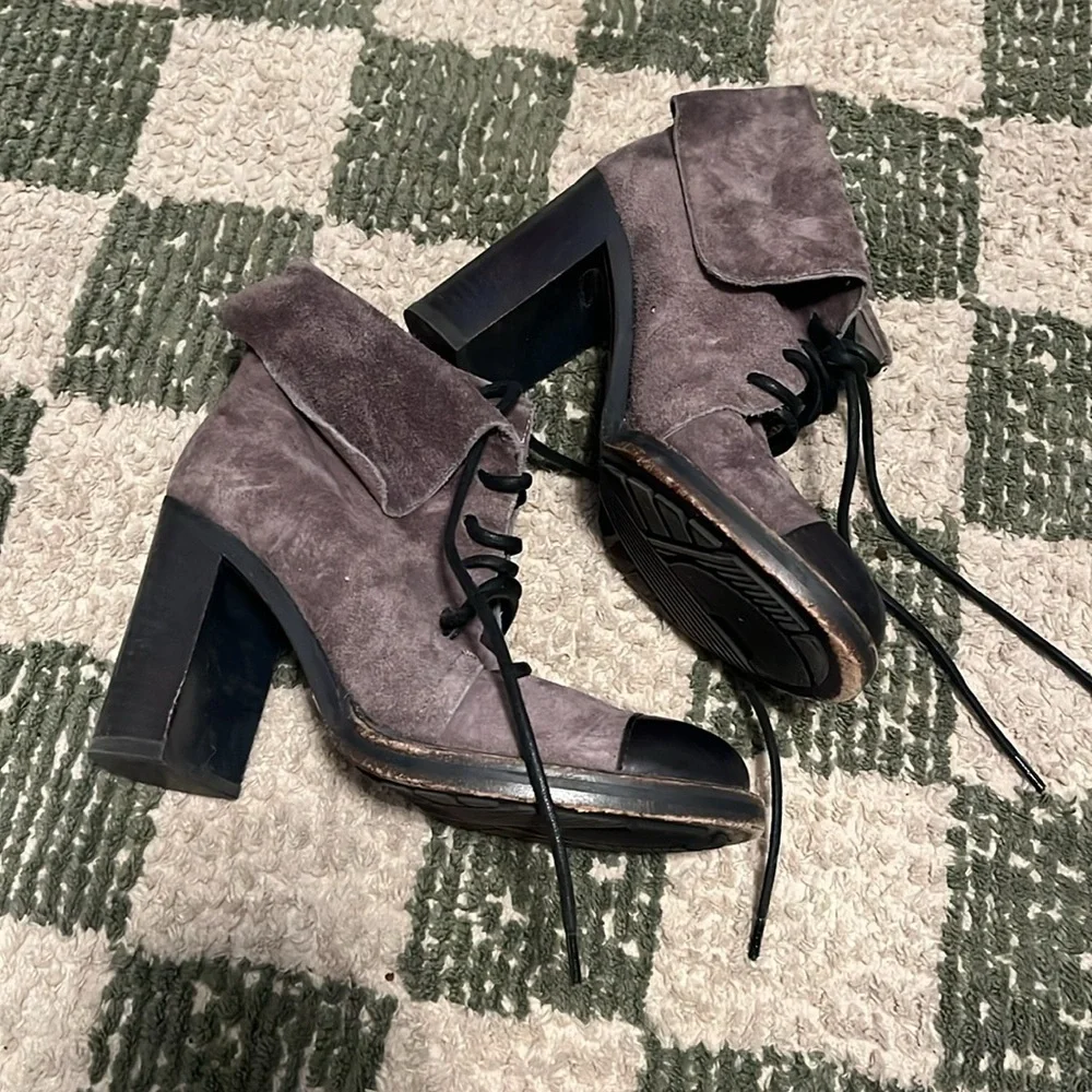 Reed Krakoff Cap Toe Suede Boots